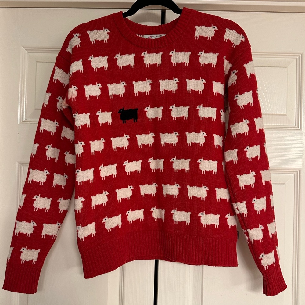Women’s Rowing Blazers Warm and Wonderful Black Sheep Wool Sweater Small